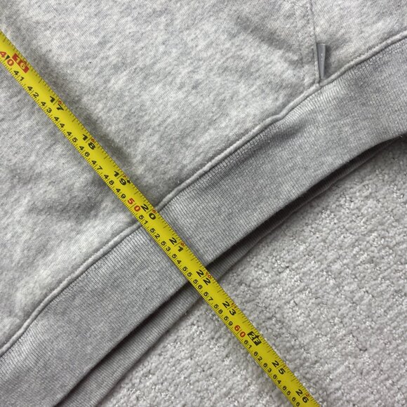 TNA Aritzia Cropped Hoodie Womens Size M White Icon Striped Sleeves Cozy Read - Picture 10 of 16